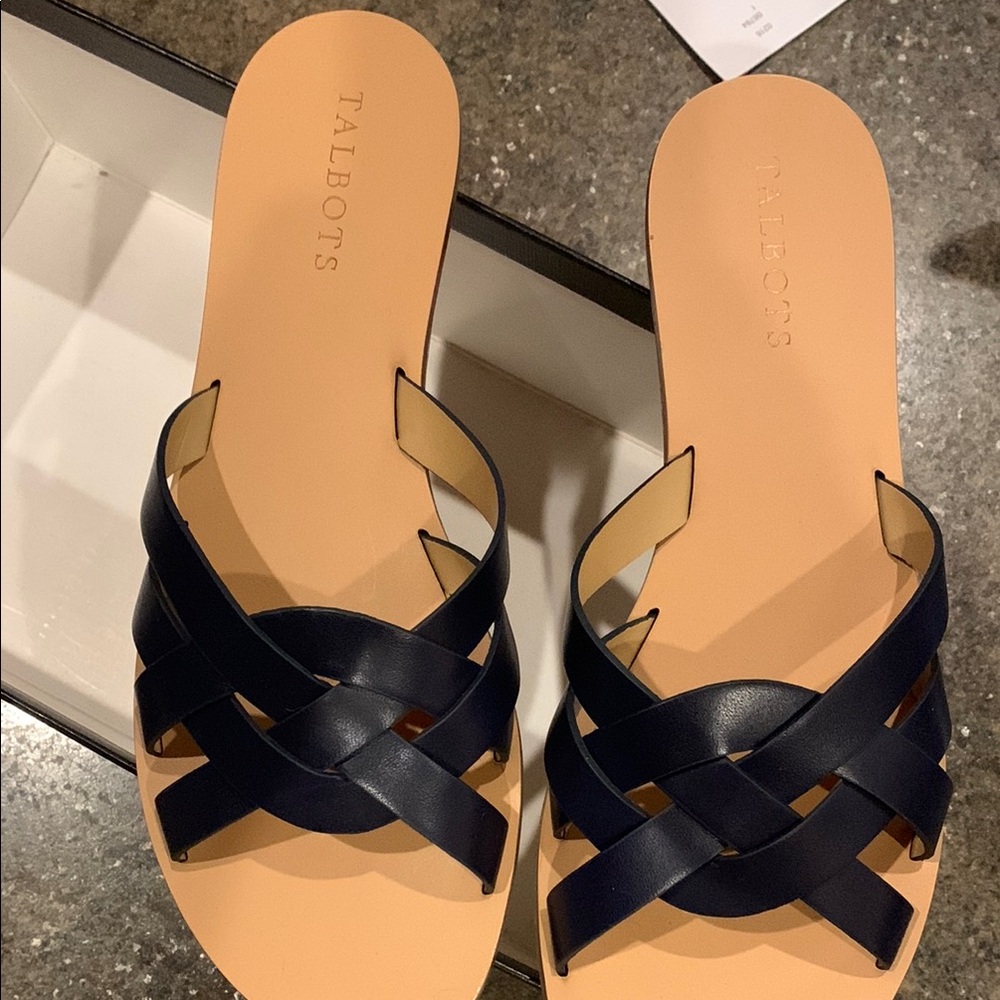 Talbots Women's Navy Sandals